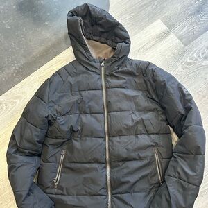 MICHAEL Michael Kors Black Hooded Puffer Jacket